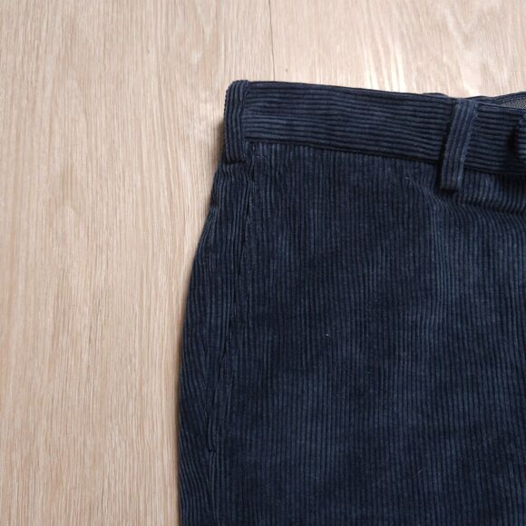 Incotex Venezia 1951 Corduroy Pants Men’s 34x31 Blue Cotton Cashmere Blend - Picture 2 of 16